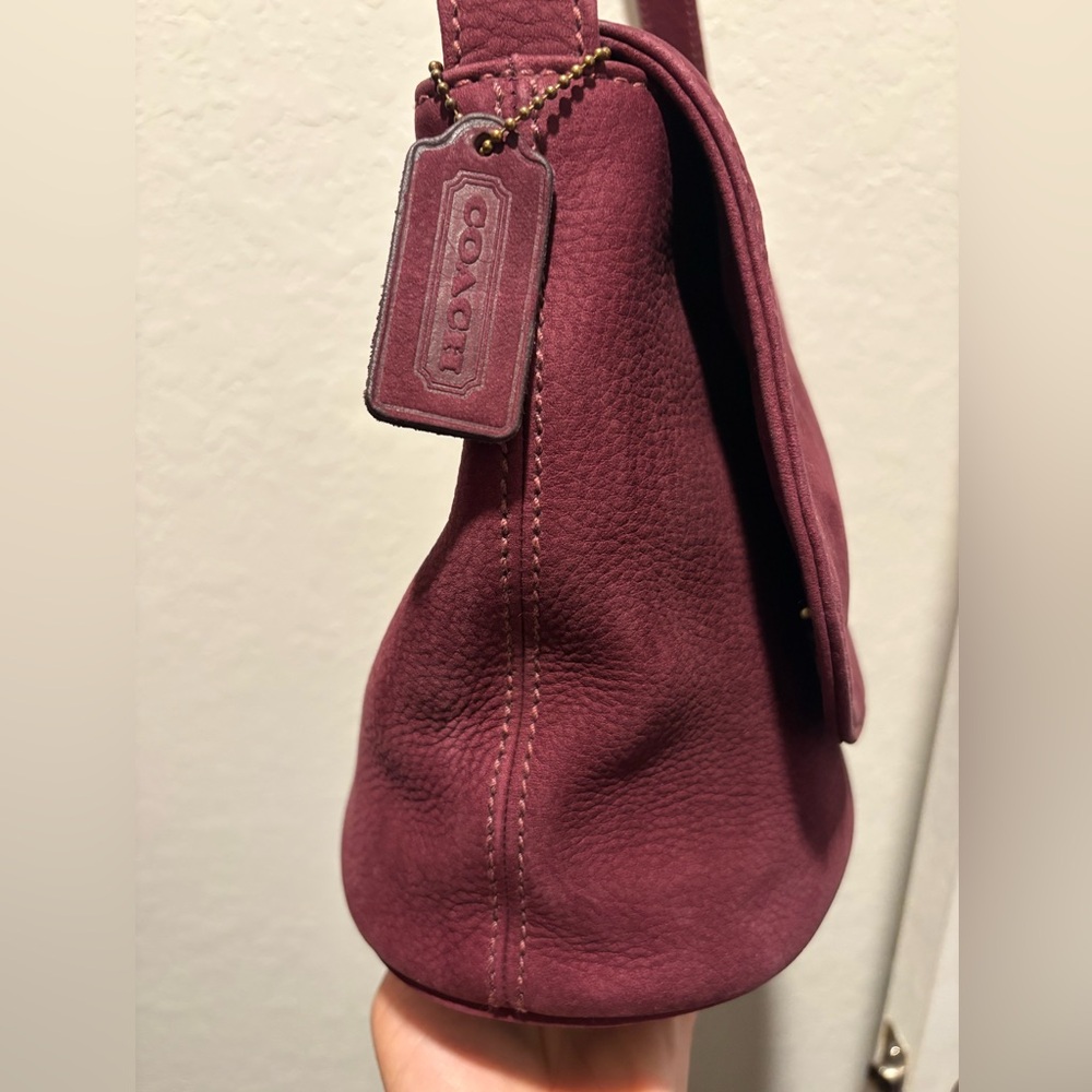 Coach Flap Bag Nubuc #4935 - Picture 2 of 8